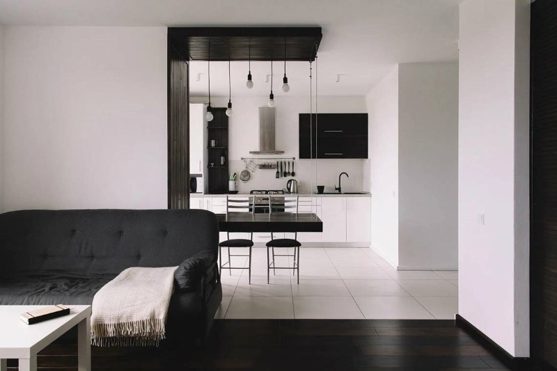 Дизайн однокомнатной квартиры в стиле минимализм 12
