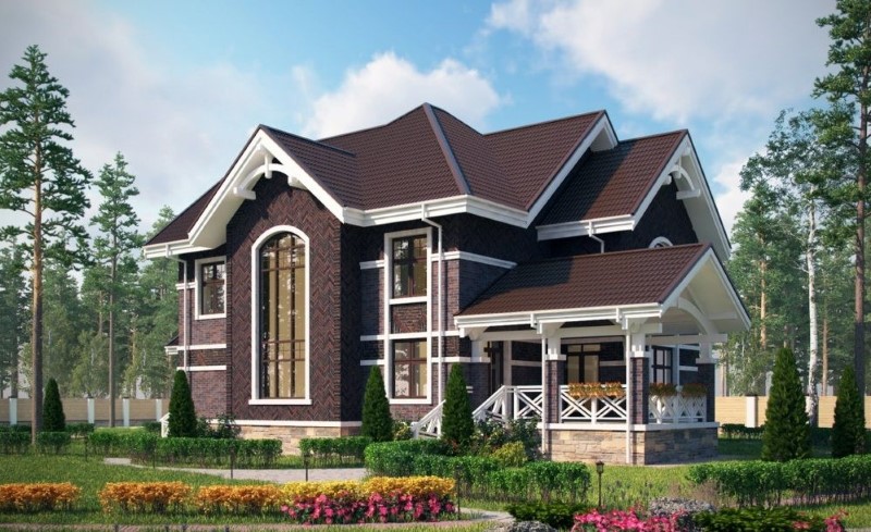 Оформлення фасаду будинку - варіанти дизайну