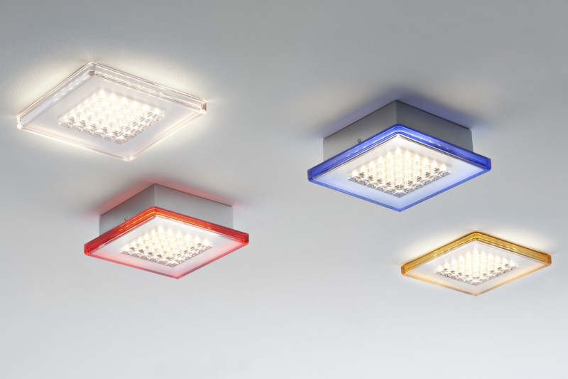 Потолочные светильники для ванной разных цветов 5