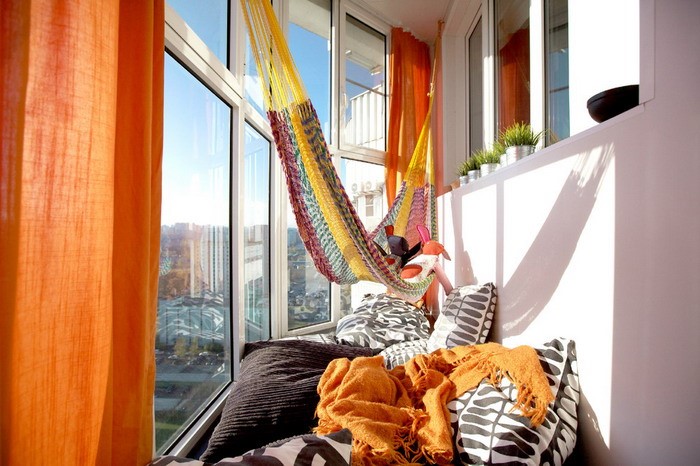 Використання текстилю у дизайні балкона 9